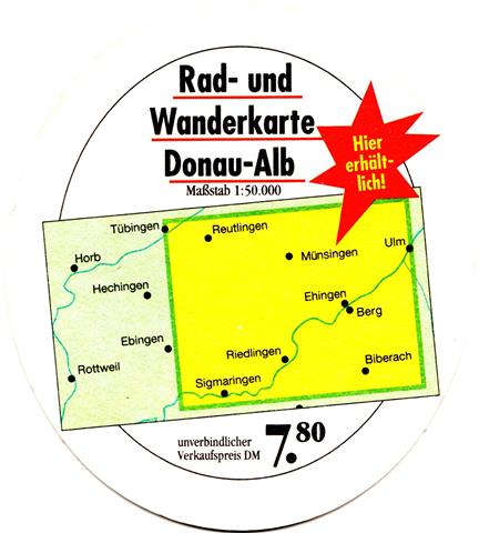 ehingen ul-bw berg rad 1b (oval220-rad wanderkarte)